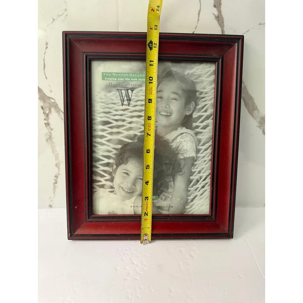 Vintage The Weston Gallery Rosewood 8x10 Picture Frame Black Inner Rim